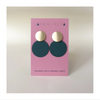 Matte Gold Disc Earrings