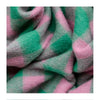 Emerald Gingham Lambswool Oversize Scarf