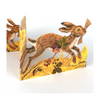 Fold Out Hares Card