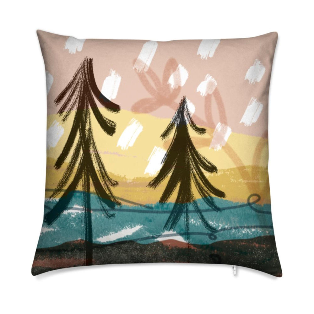 Double Sided Square FOREST Cushion