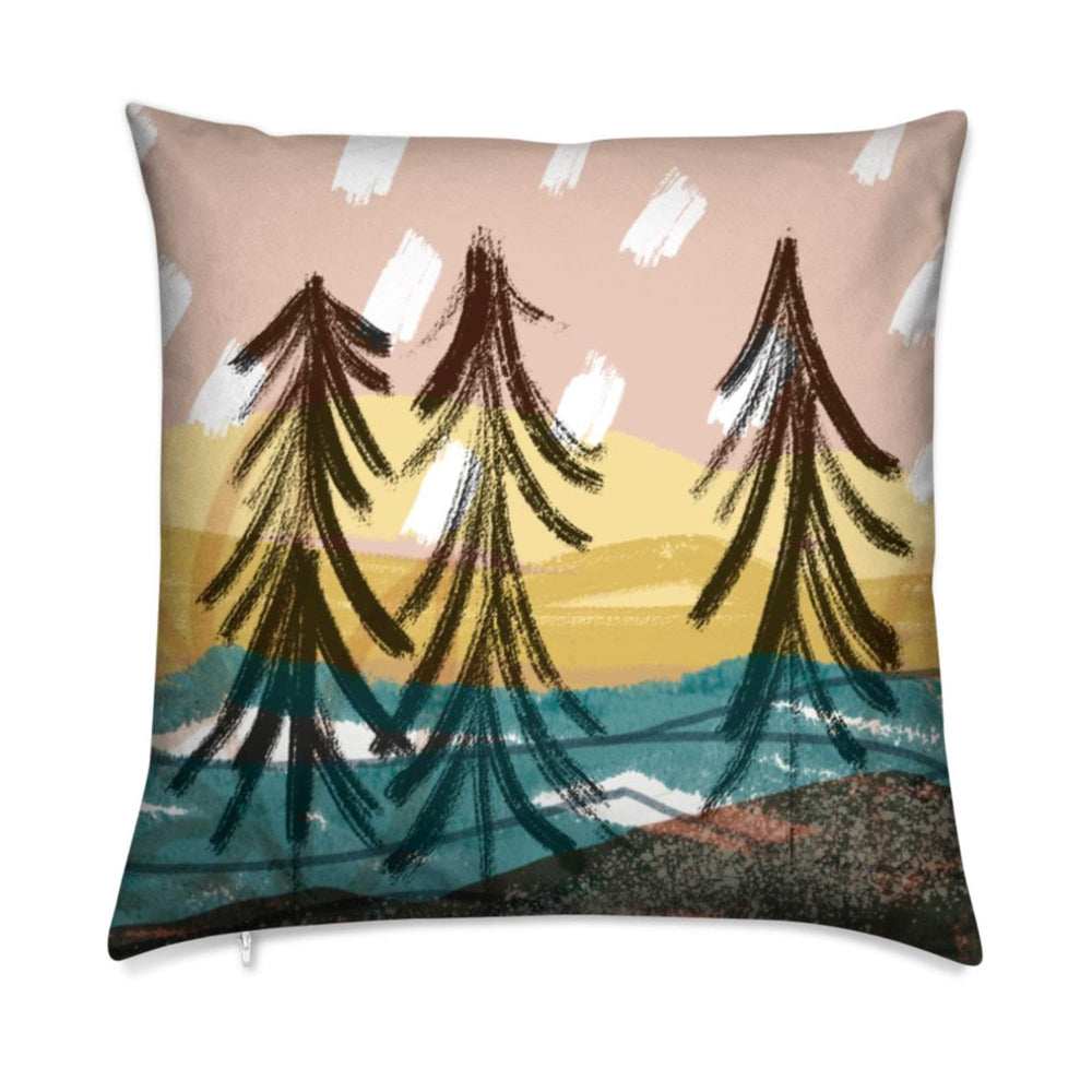 Double Sided Square FOREST Cushion
