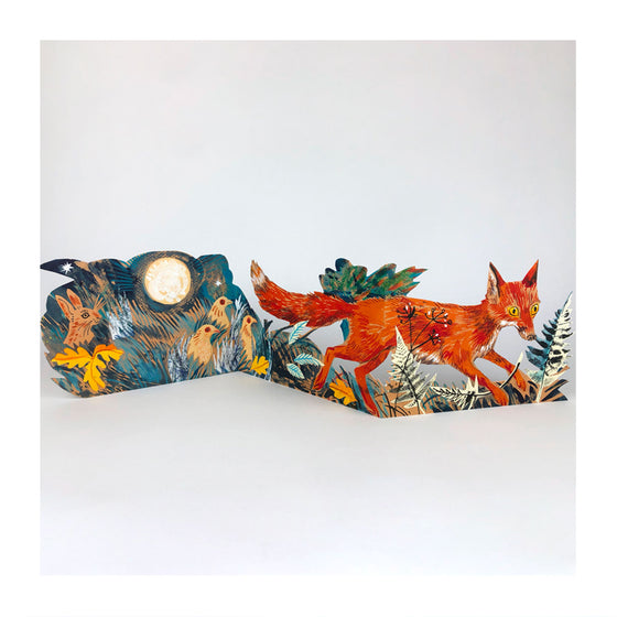 Fold Out Fox Card