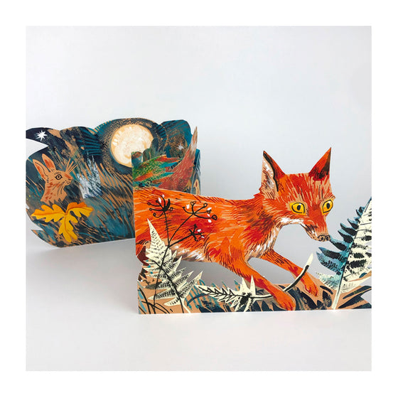 Fold Out Fox Card