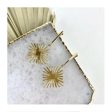  Gold Baton Sun Studs