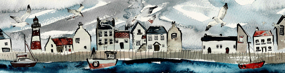 
                  
                    Harbour Houses Lampshade
                  
                