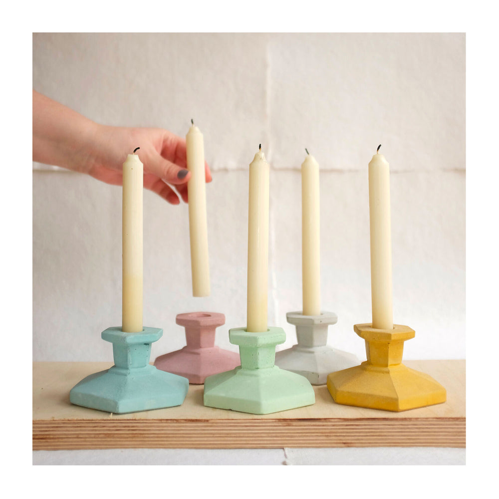 
                  
                    Grey Hexagon Concrete Candle Holder
                  
                