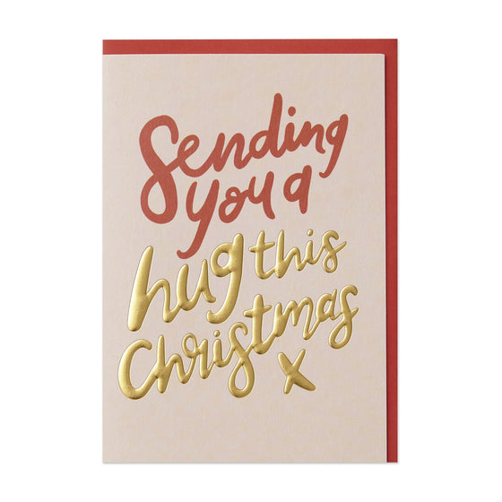 Sending You a Hug This Christmas Card