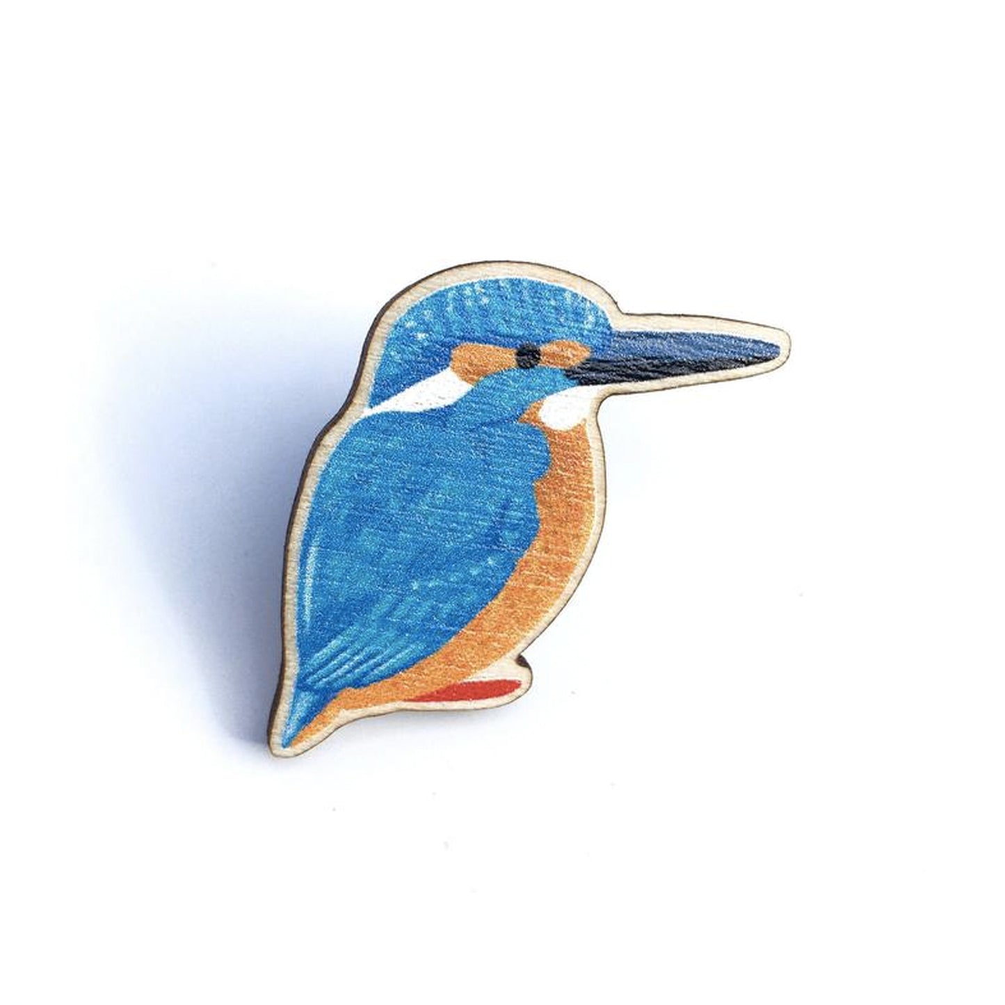 Kingfisher Wooden Pin