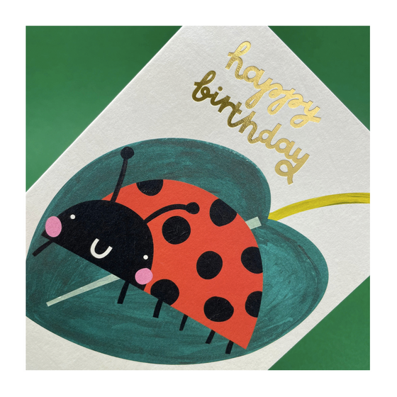 Ladybird Children's Birthday Card