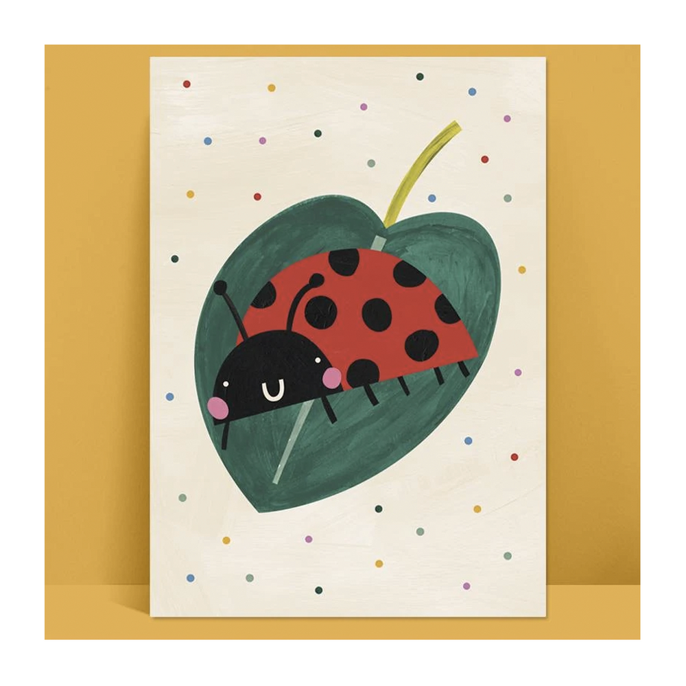 
                  
                    Colourful Ladybird Illustration Childrens Print
                  
                