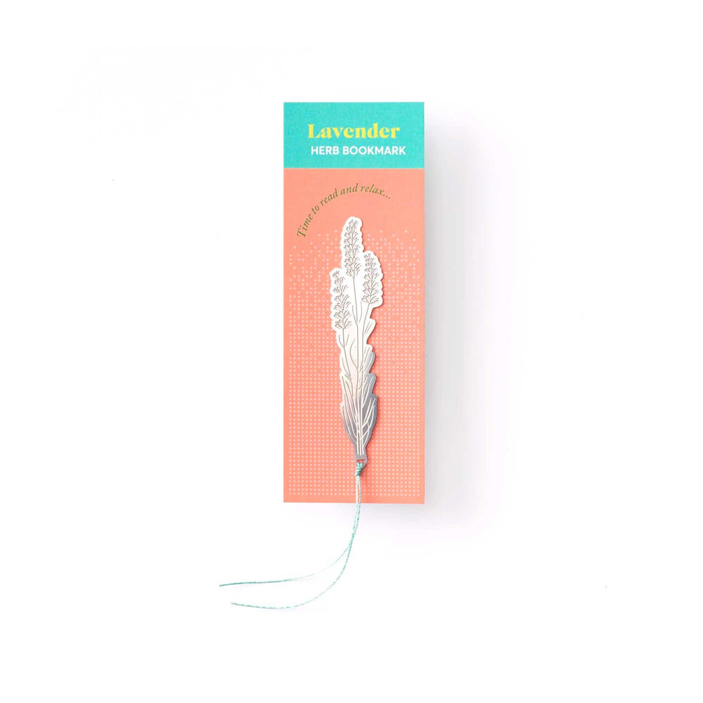 
                  
                    A steel etched, Lavender bookmark with colourful cord.
                  
                