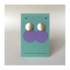 Matte Gold Disc Earrings