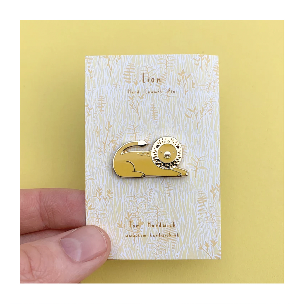 
                  
                    Lion Enamel Pin
                  
                