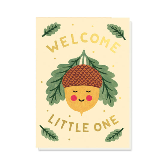 Welcome Little Acorn Card