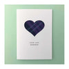 Love You Hunners Tartan Handmade Card
