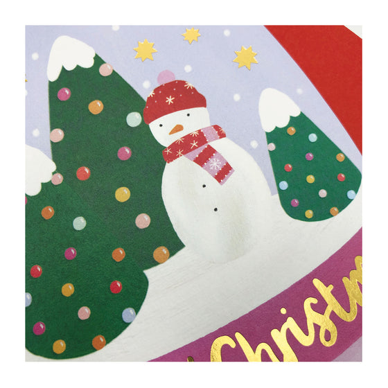 'Merry Christmas' Luxury Snow Globe Christmas Card