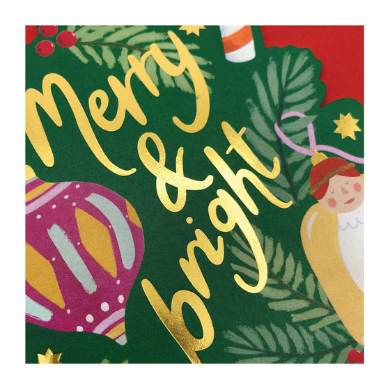 Merry & Bright Christmas Card