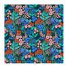Midnight Blue Flower Meadow Gift Wrap