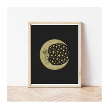  Moon and Stars Print