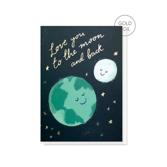 Moon & Back Card