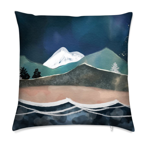 MOUNTAIN Double Sided Square Cushion