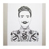 Mustache Man by Maggie Magoo at Harbour Lane
