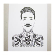  Mustache Man by Maggie Magoo at Harbour Lane