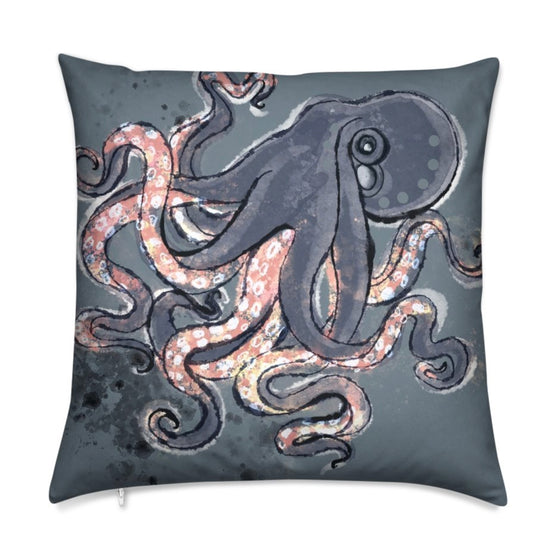 Octopus Square Cushion