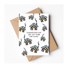  'Braw New Hoose' Patterned Patter Card