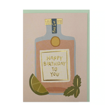  Pink Gin Birthday Card