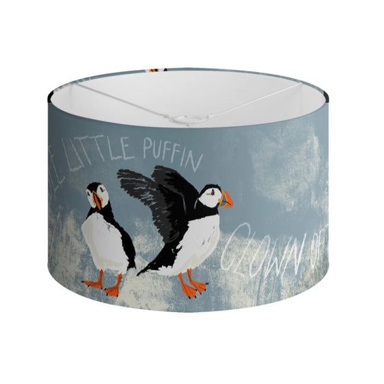 Puffin Waddle Drum Lampshade