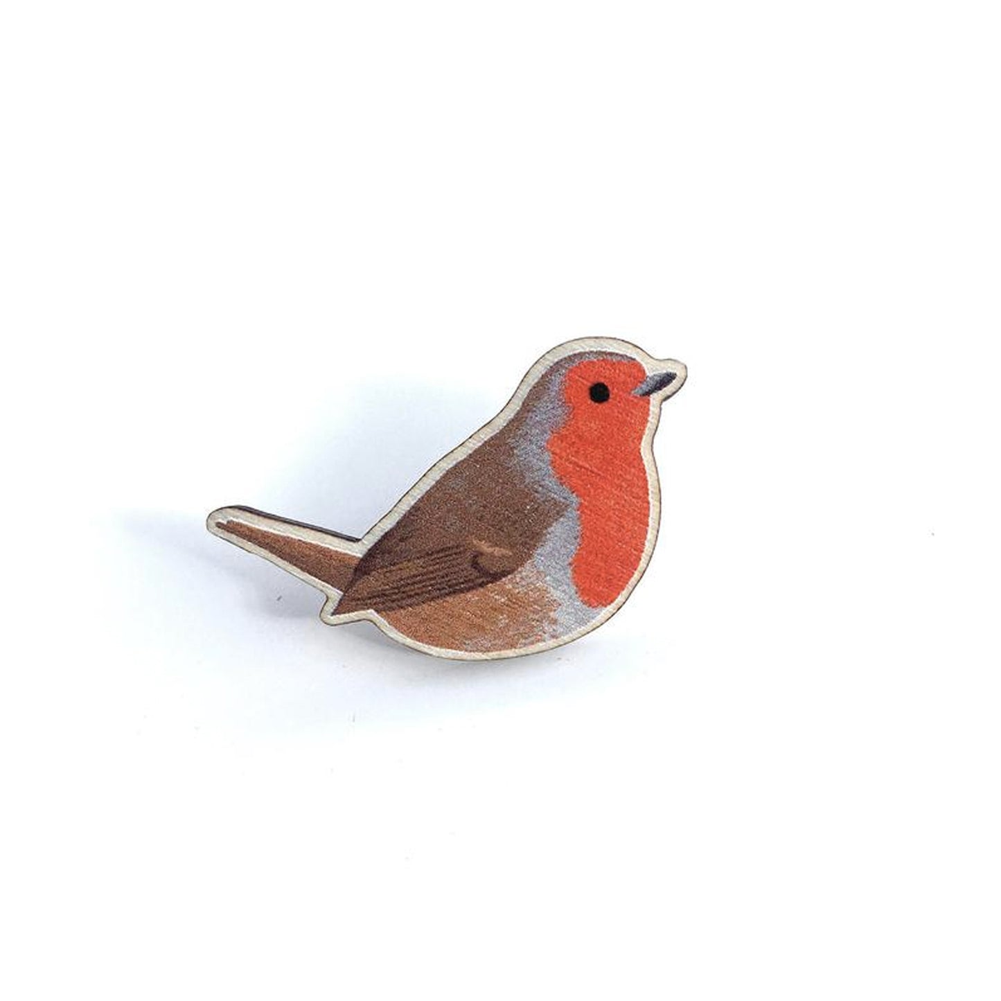 Robin Pin Stan Robin Wooden Pin – Harbour Lane Studio