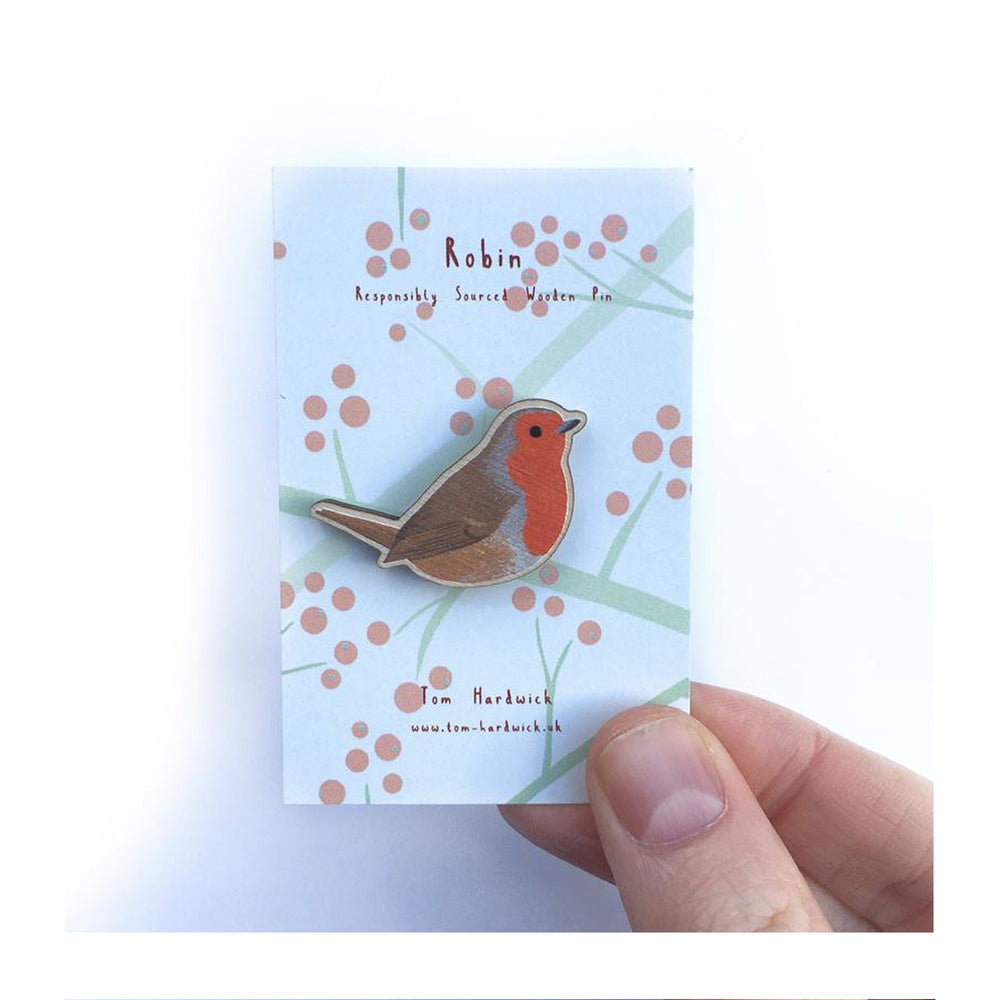 Robin Wooden Pin