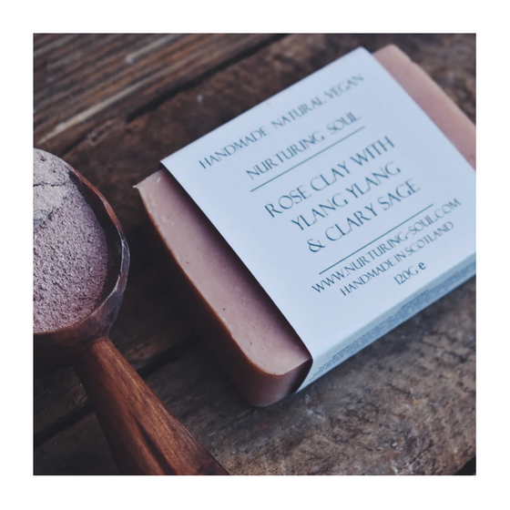 Rose Clay with Ylang Ylang & Clary Sage Soap