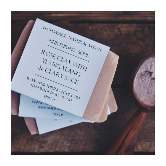 Rose Clay with Ylang Ylang & Clary Sage Soap