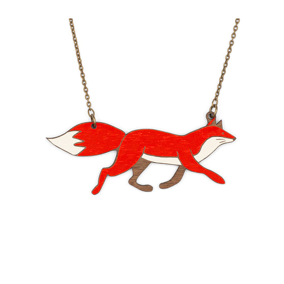 Running Fox Necklace