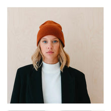  Rust Cashmere & Merino Beanie