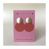 Matte Gold Disc Earrings