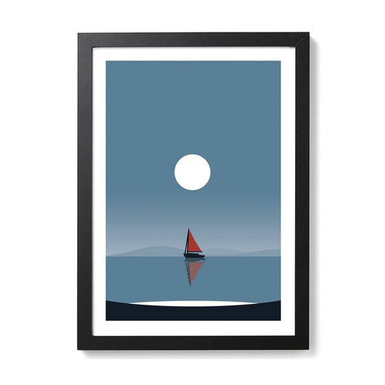 Sailboat A4 Print