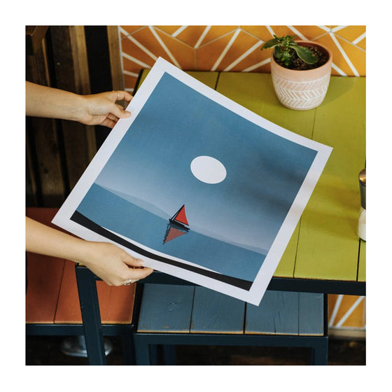 Sailboat A4 Print