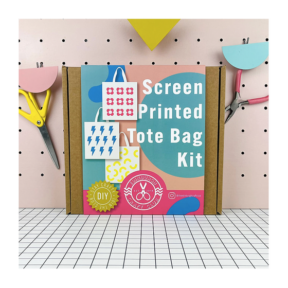 Screen Printed Tote Bag Kit