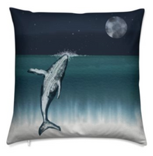  Whale Dreams Square Cushion