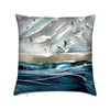 Sea and Sky Square Cushion