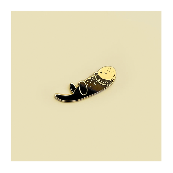 Sea Otter Enamel Pin