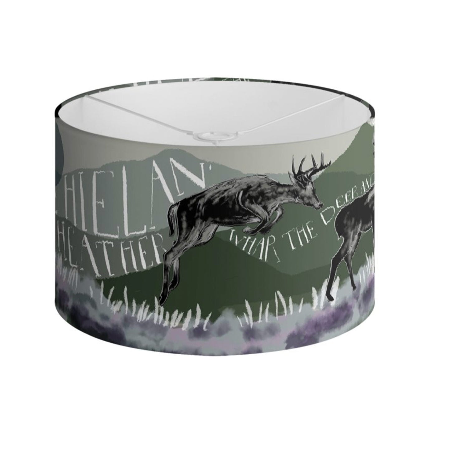 Stags Folk Song Lampshade