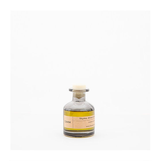Thyme, Olive & Bergamot Black Glass Diffuser