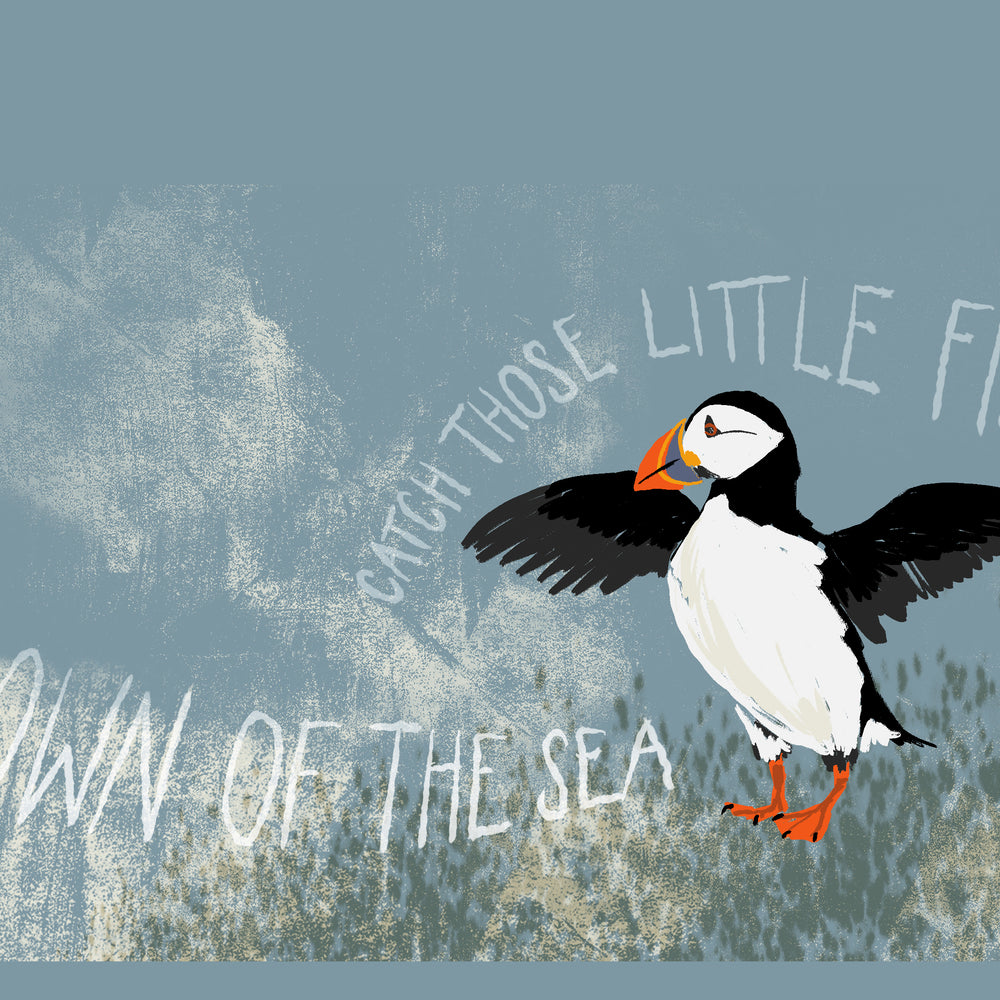 
                  
                    Puffin Waddle Lampshade
                  
                
