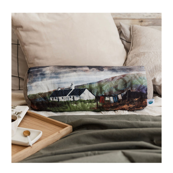 Winter Bothy Bolster Cushion