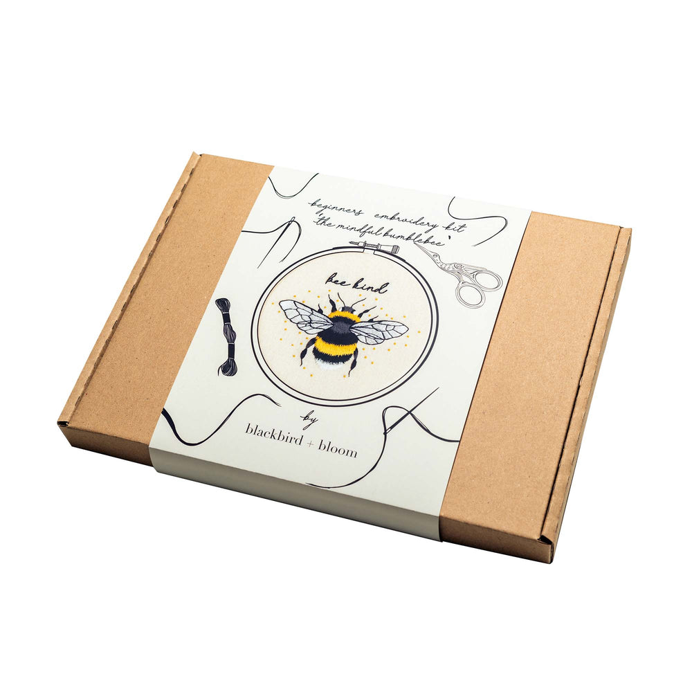 
                  
                    Beginners Embroidery Kit - 'The Mindful Bumblebee'
                  
                