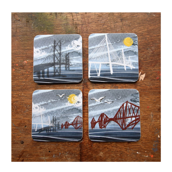 3 Bridges Coasters - Harbour Lane Studio